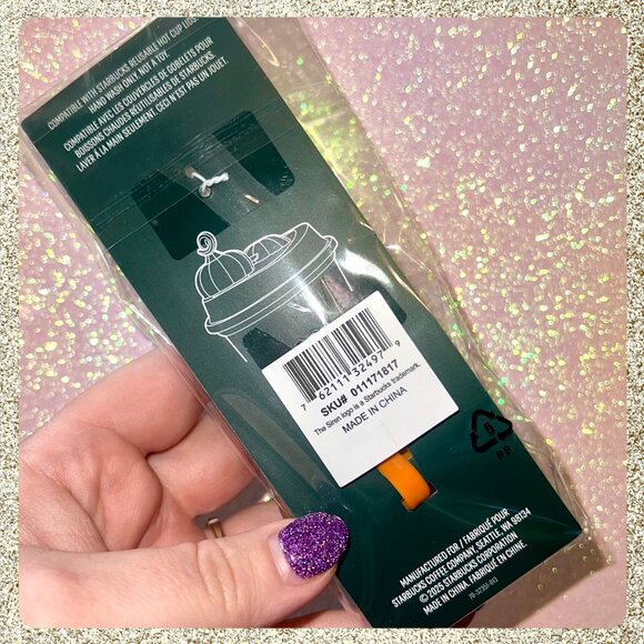 🎃 NWT 2025 Starbucks Reusable Hot Cup Lid Stopper - Picture 5 of 5